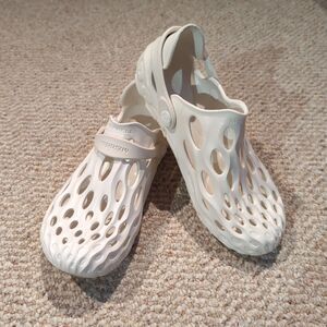 Merrell Hydro Moc Shoe Womens 8 White Rubber Sandals Water Shoe